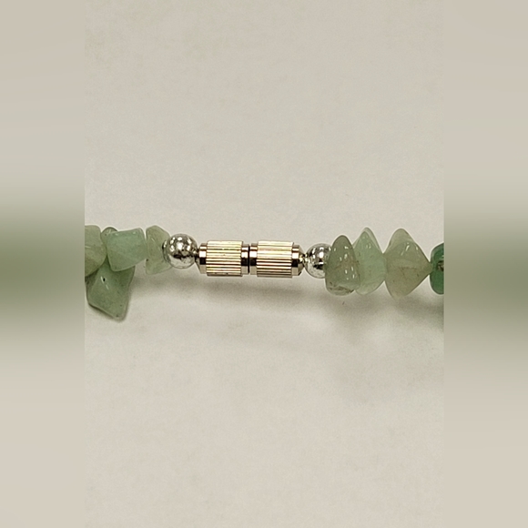Chip Necklace- Faux Jade - Picture 4 of 7